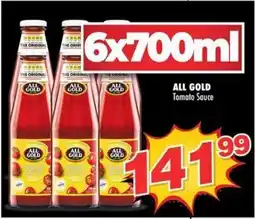 Choppies ALL GOLD Tomato Sauce offer