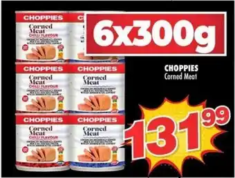 Choppies CHOPPIES Corned Meat offer