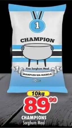 Choppies CHAMPIONS Sorghum Meal offer