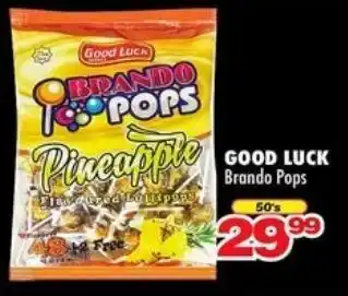 Choppies GOOD LUCK Brando Pops offer