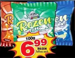 Choppies ROZEN Toffees offer