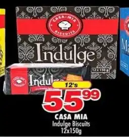 Choppies CASA MIA Indulge Biscuits offer