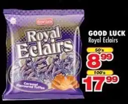 Choppies GOOD LUCK Royal Eclairs offer