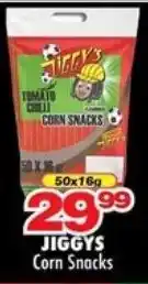 Choppies JIGGYS Corn Snacks offer