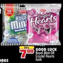 Choppies GOOD LUCK Royal Mint OR Crystal Hearts offer