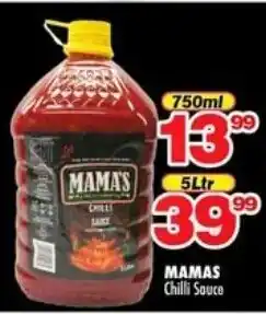 Choppies MAMA'S Chilli Sauce offer