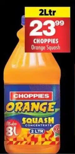 Choppies CHOPPIES Orange Squash offer