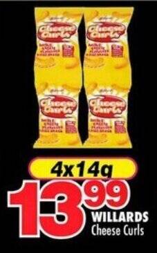 Willards specials Choppies – May 2025