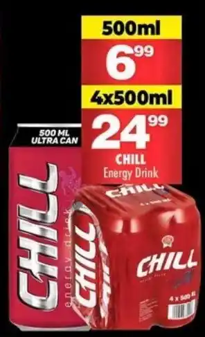 Choppies CHILL Energy Drink offer