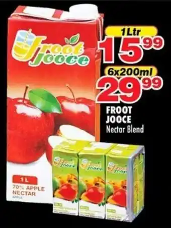 Choppies FROOT JOOCE Nectar Blend offer