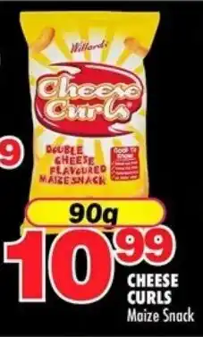 Choppies CHEESE CURLS Maize Snack offer