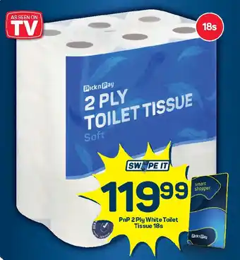 Pick n Pay Liquor PnP 2 Ply White Toilet Tissue offer