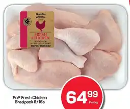 Pick n Pay Liquor PnP Fresh Chicken Braaipack offer