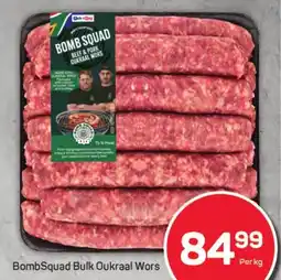 Pick n Pay Liquor BombSquad Bulk Oukraal Wors offer