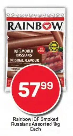 Pick n Pay Liquor Rainbow IQF Smoked Russians Assorted offer