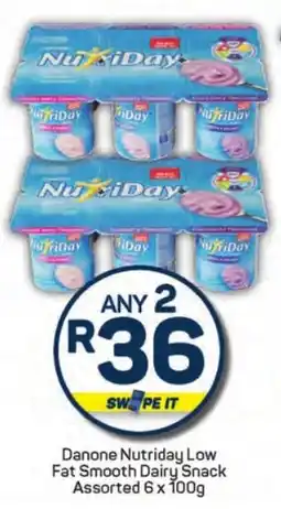 Pick n Pay Liquor Danone Nutriday Low Fat Smooth Dairy Snack Assorted offer