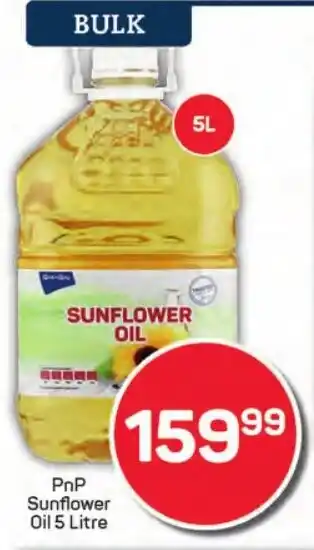 Pick n Pay Liquor PnP Sunflower Oil offer