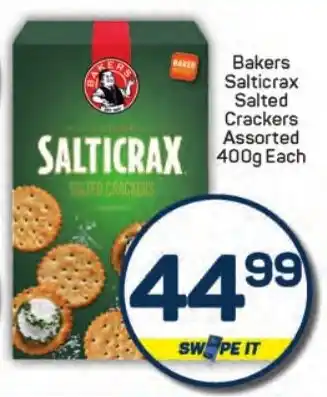 Pick n Pay Liquor Bakers Salticrax Salted Crackers Assorted offer