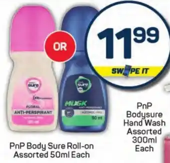 Pick n Pay Liquor PnP Body Sure Roll-on Assorted offer