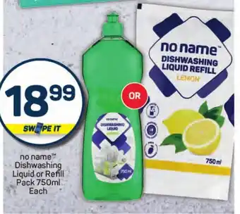 Pick n Pay Liquor no name Dishwashing Liquid or Refill Pack offer