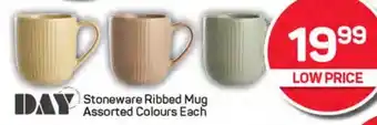 Pick n Pay Liquor DAY Stoneware Ribbed Mug Assorted Colours Each offer