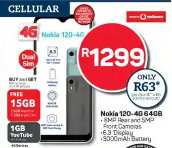 Pick n Pay Liquor Nokia 120-46 64GB offer