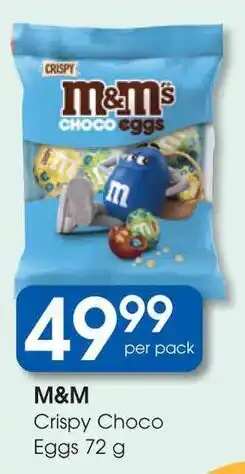 Clicks M&M Crispy Choco Eggs offer