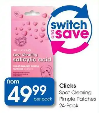 Clicks Clicks Spot Clearing Pimple Patches offer