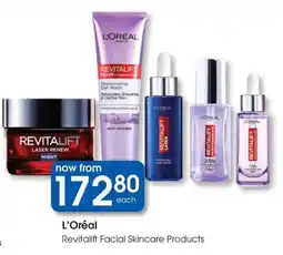 Clicks L'Oréal Revitalift Facial Skincare Products offer