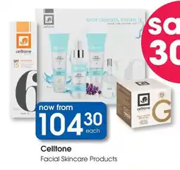 Clicks Celltone Facial Skincare Products offer