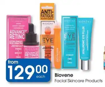 Clicks Biovene Facial Skincare Products offer