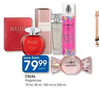 Clicks Clicks Fragrances offer