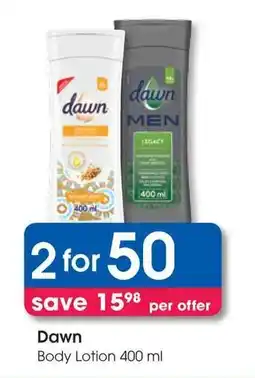 Clicks Dawn Body Lotion offer