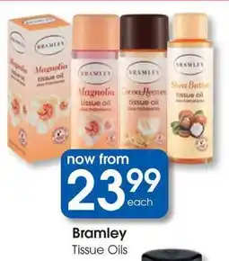 Clicks Bramley Tissue Oils offer