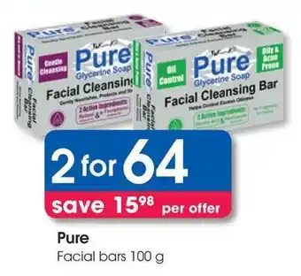 Clicks Pure Facial bars offer