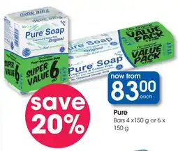 Clicks Pure Bars offer