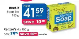 Clicks Treet-it Soap Bar offer