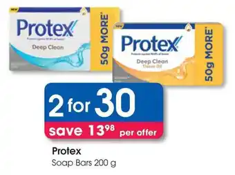 Clicks Protex Soap Bars offer