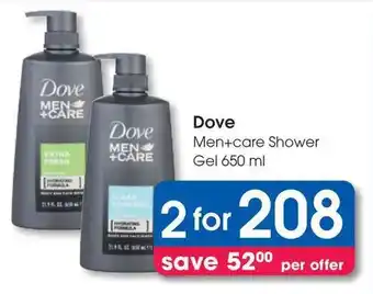 Clicks Dove Men+care Shower Gel offer