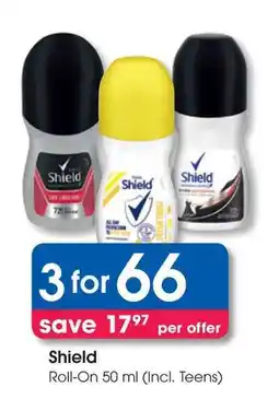 Clicks Shield Roll-On (Incl. Teens) offer