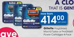 Clicks Gillette ProgGlide5, Mach3 Turbo or ProGlide5 Power Cartridges offer