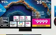 Game TCL 55(139cm) QD-Mini LED 4K Smart Google TV 55C755 offer