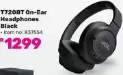 Game JBL T720BT On-Ear Headphones Black offer