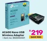 Game TP-Link AC600 Nano USB Wireless Adapter offer