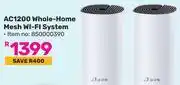 Game TP-Link AC1200 Whole Home Mesh WiFi System offer