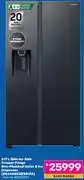 Game Samsung 617L Side By Side Freezer Fridge Non Plumbed Water & Ice Dispenser RS64DG53R3B1FA offer