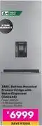 Game Defy 348L Bottom Mounted Freezer Fridge With Water Dispenser DAC645 offer