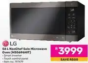 Game LG 56L Neo Chef Solo Microwave Oven MS5696HIT offer