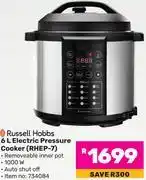 Game Russell Hobbs 6L Electric Pressure Cooker RHEP-7 offer