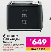 Game Eiger 2 Slice Digital Toaster offer